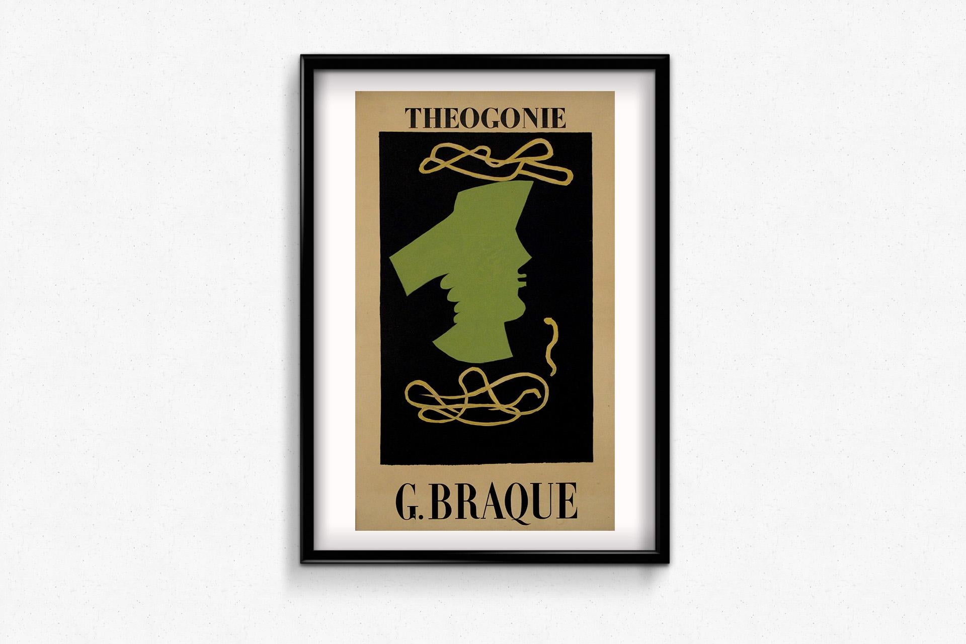 1959 Original-Ausstellungsplakat für Georges Braques 