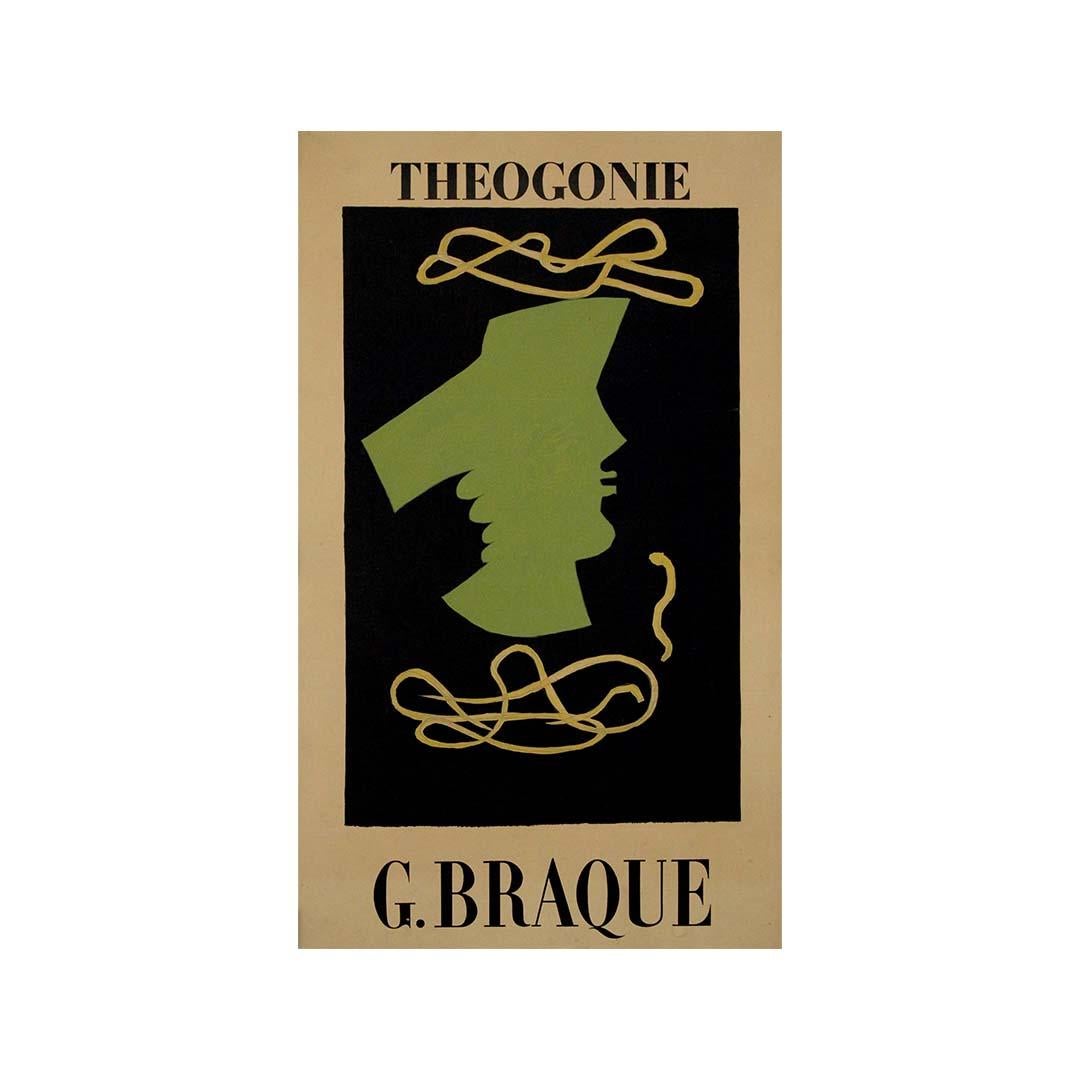 1959 Original-Ausstellungsplakat für Georges Braques 