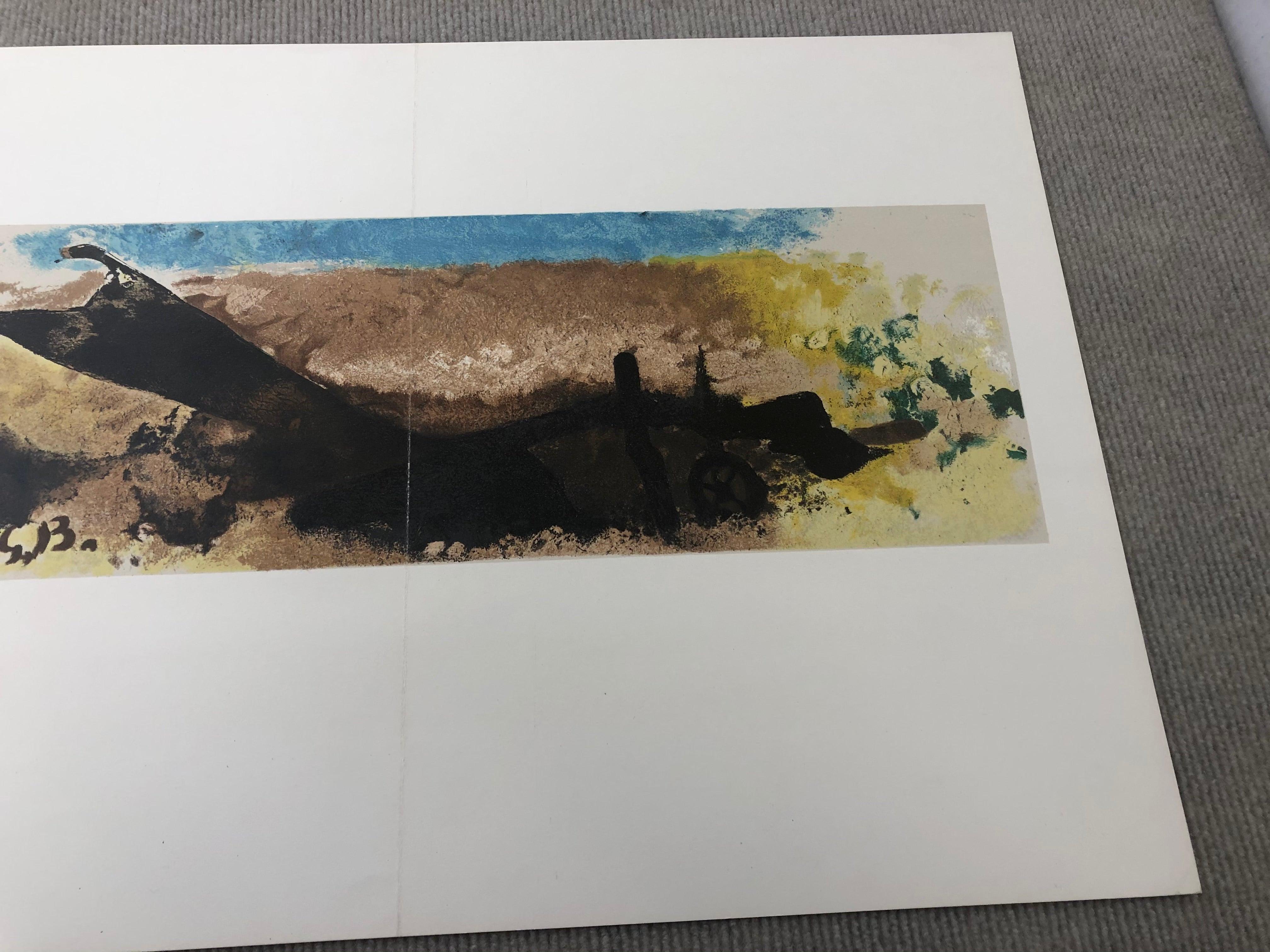 1960 Georges Braque 'La Charrue' For Sale 2