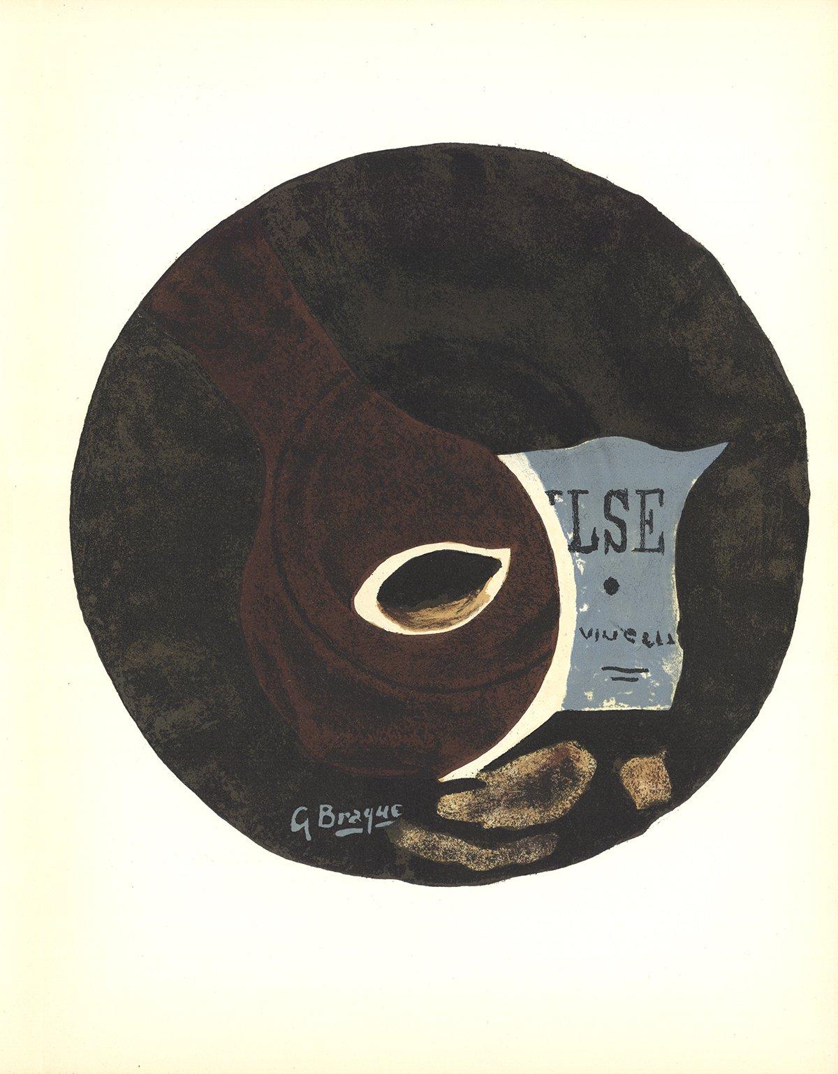Questa riproduzione in litografia intitolata Valse di Georges Braque è stata pubblicata per la prima volta nel 1960 come parte della serie Derrière le Miroir (DLM), in particolare nei numeri 121-122. La litografia appare a pagina 7 di questa