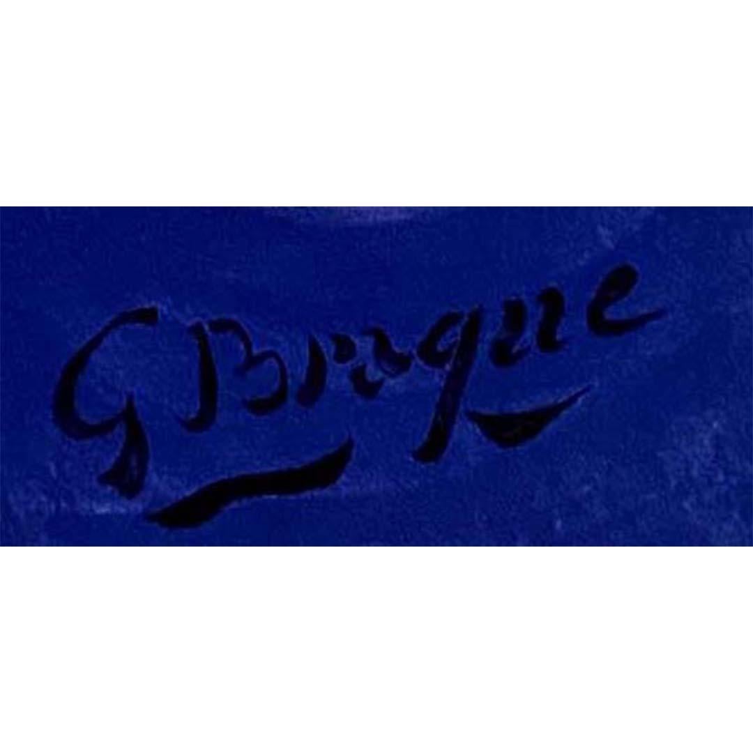 1961 original exhibition poster of Georges Braque at the Musée Galliéra For Sale 2
