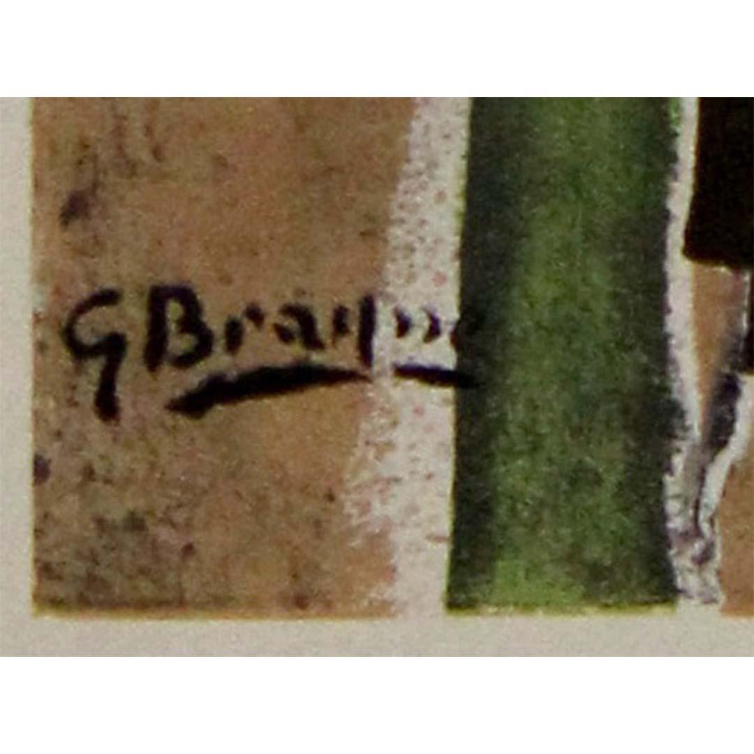 Manifesto originale di Georges Braque del 1961 - Les Peintres Témoins de Leur Temps in vendita 2