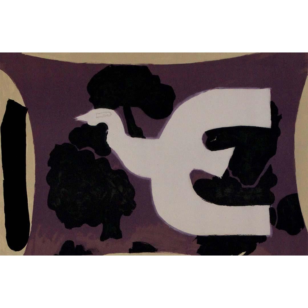 Poster originale del 1962 di Georges Braque: Musée du Louvre - l'Atelier de Braque in vendita 2