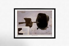 1990 original exhibition poster for Georges Braque’s “À tire d’aile”