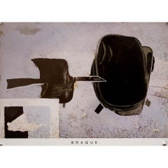 1990 original exhibition poster for Georges Braque’s “À tire d’aile”
