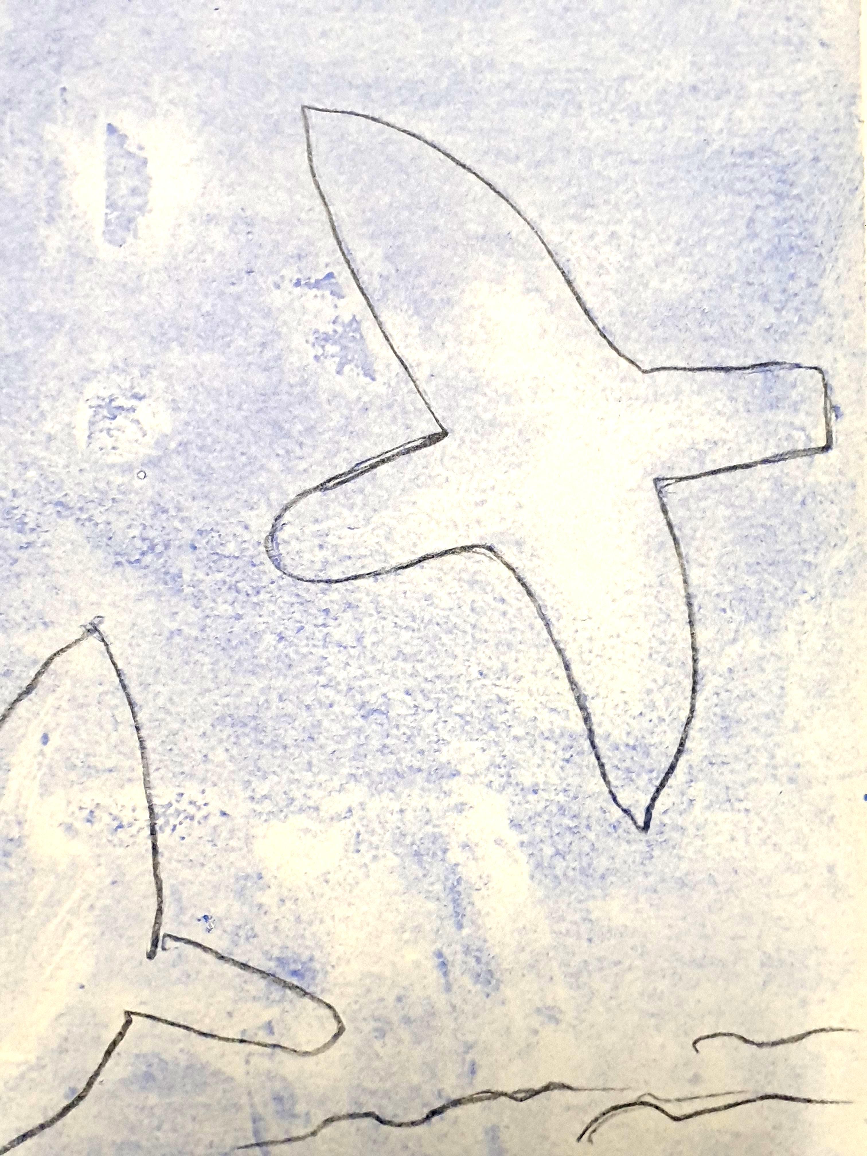 Georges Braque - Oiseaux - Pochoir im Angebot 3
