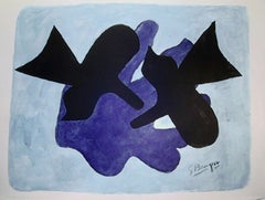 Astra et l'Oiseau, cartel cubista de Georges Braque