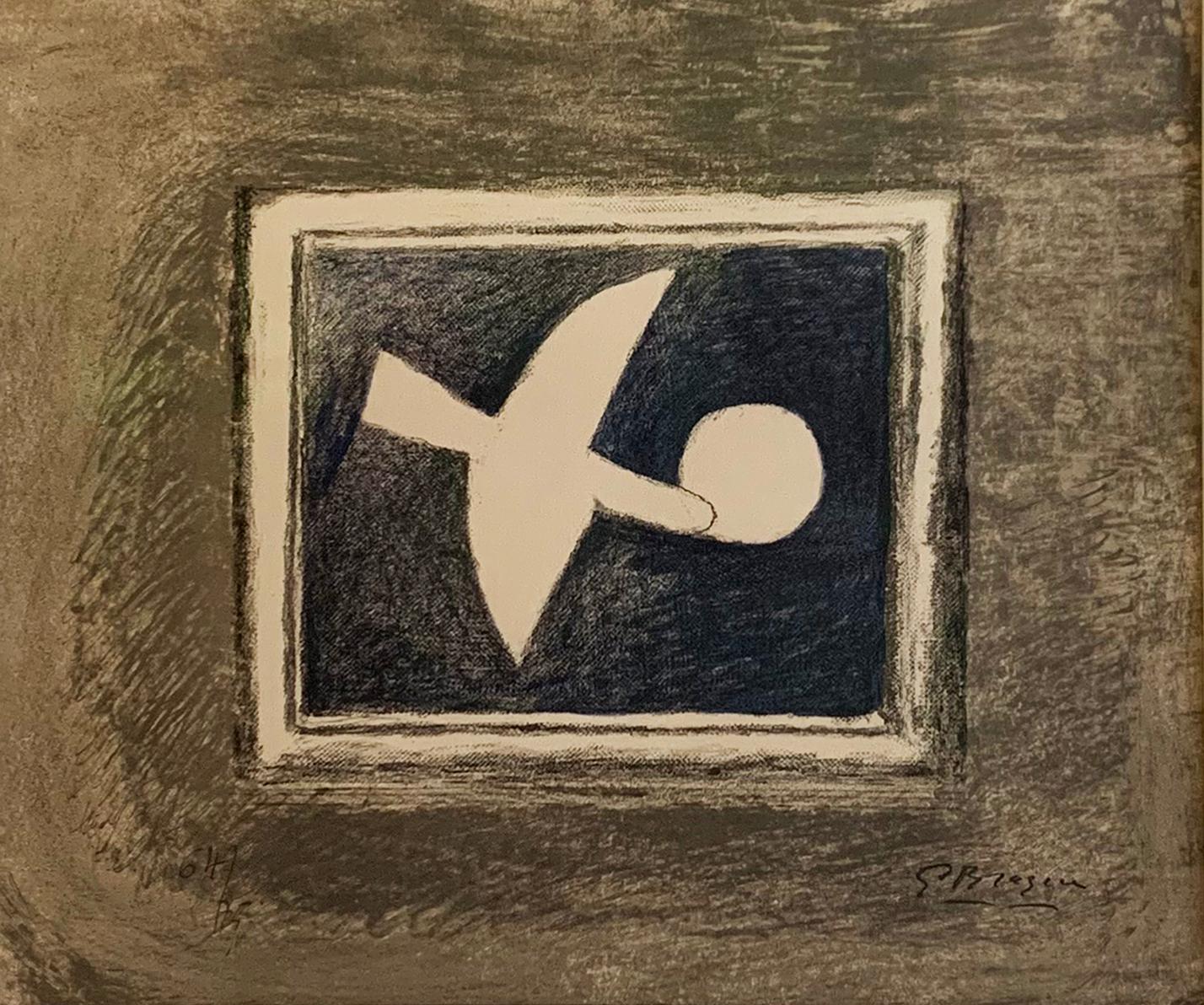 Georges Braque Figurative Print – Astre et Oiseau I