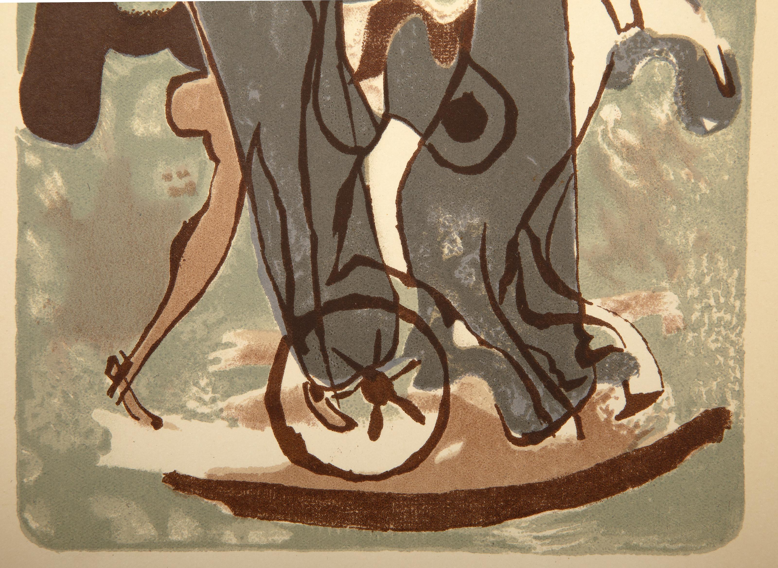 Athênê, Litografía offset moderna de Georges Braque en venta 2