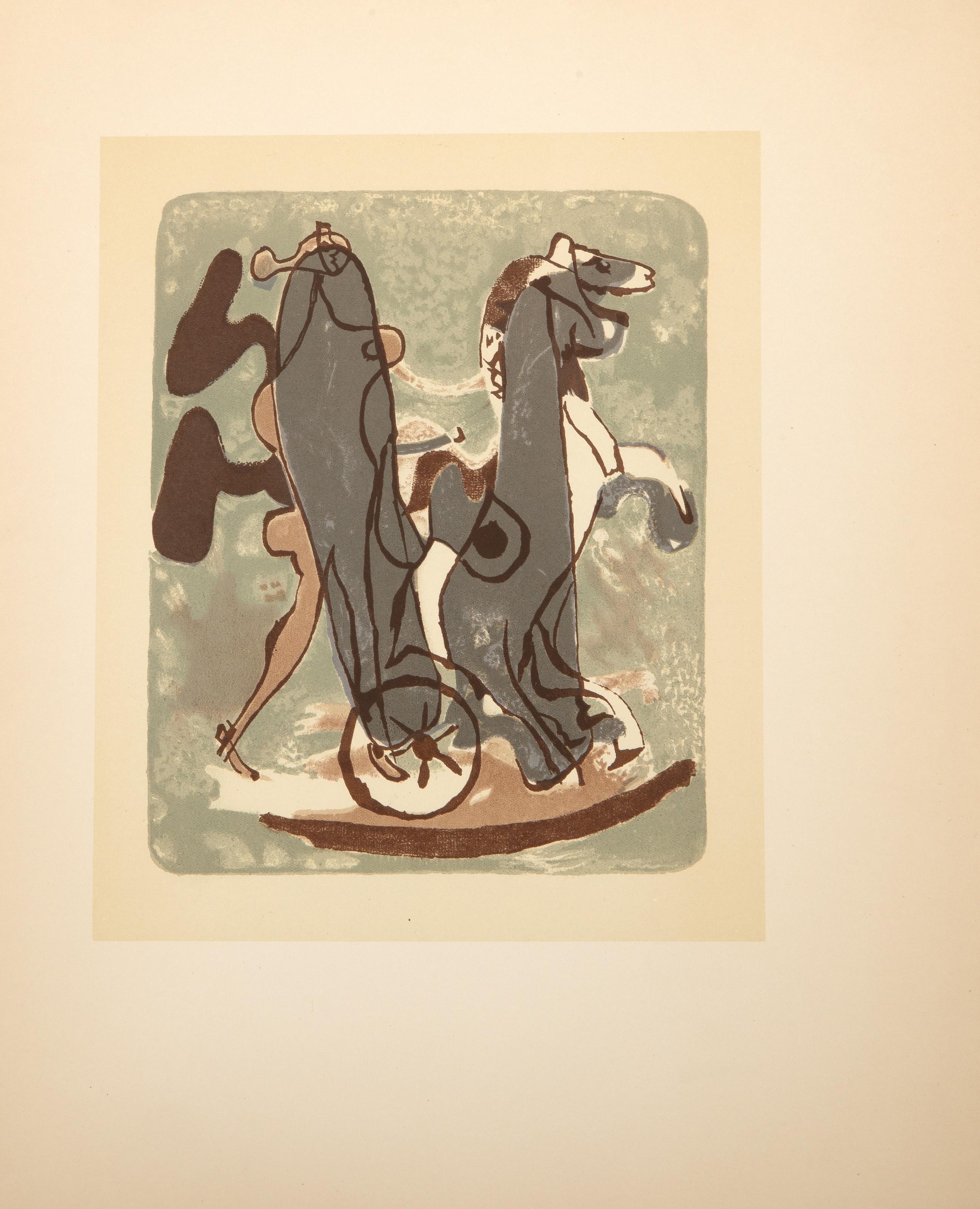 Athênê, Litografía offset moderna de Georges Braque en venta 3