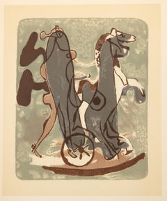 Athênê, Modern Offset Lithograph by Georges Braque
