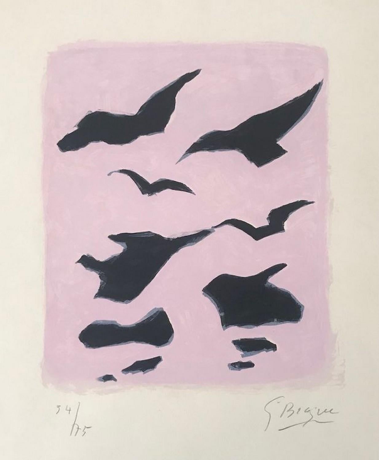Georges Braque Abstract Print - Birds