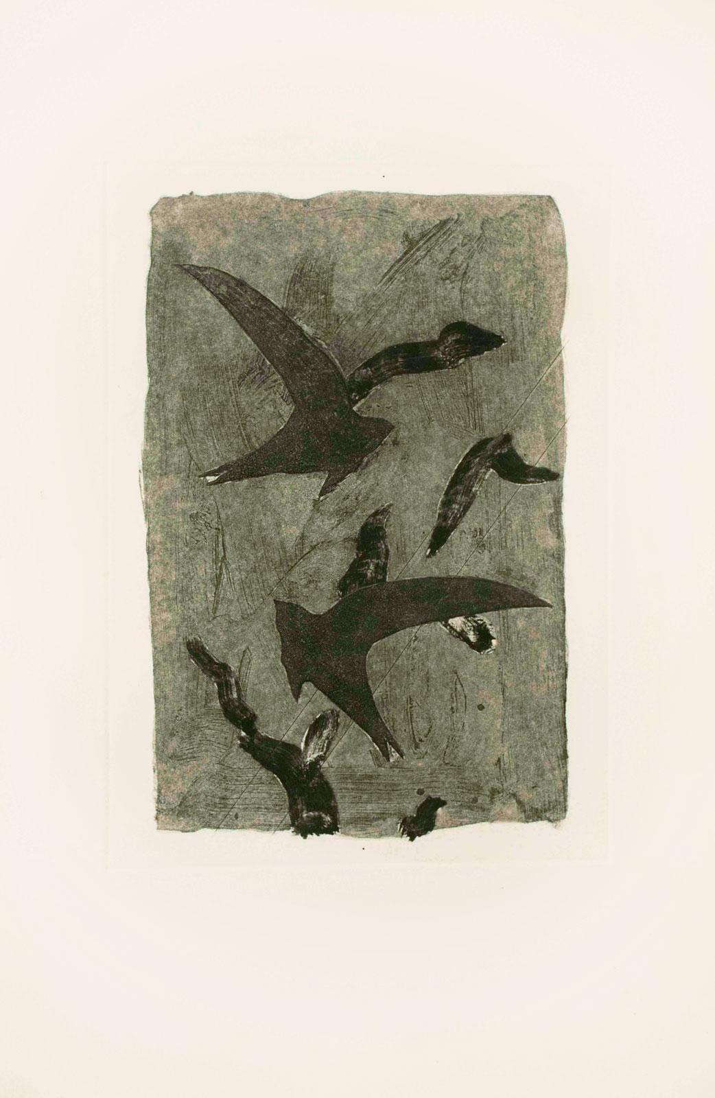 Georges Braque Figurative Print - Birds in Flight