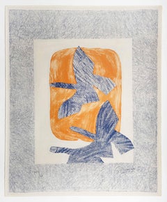 Birds in Flight - French Cubism Bird
