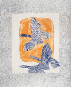 Birds in Flight - French Cubism Bird