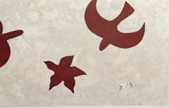 Pájaros en vuelo, colotipia moderna (after) Georges Braque