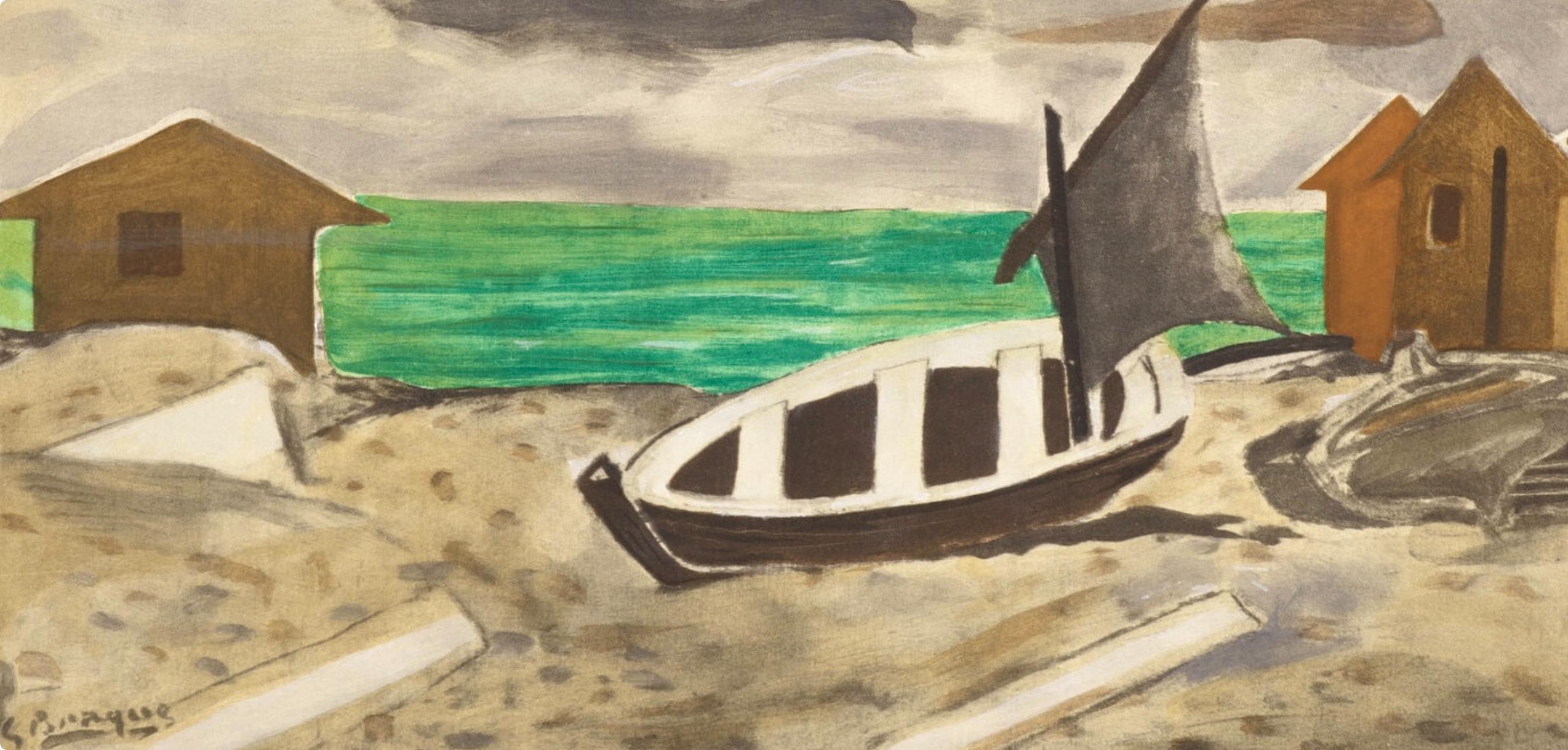 Braque, A Varengeville, Douze Contemporains (después de) - Print de Georges Braque