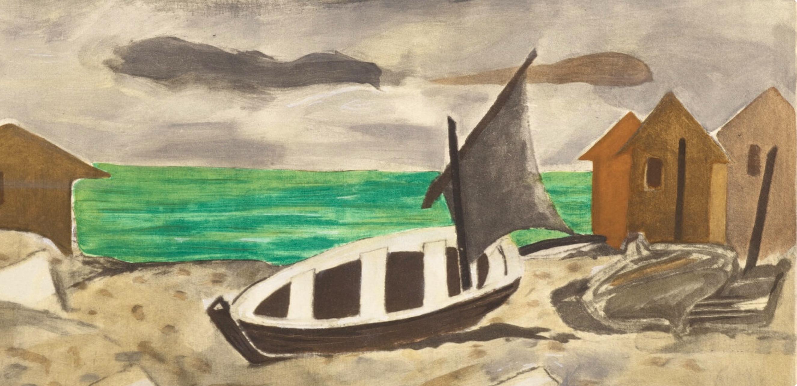 Braque, A Varengeville, Douze Contemporains (nach) (Moderne), Print, von Georges Braque