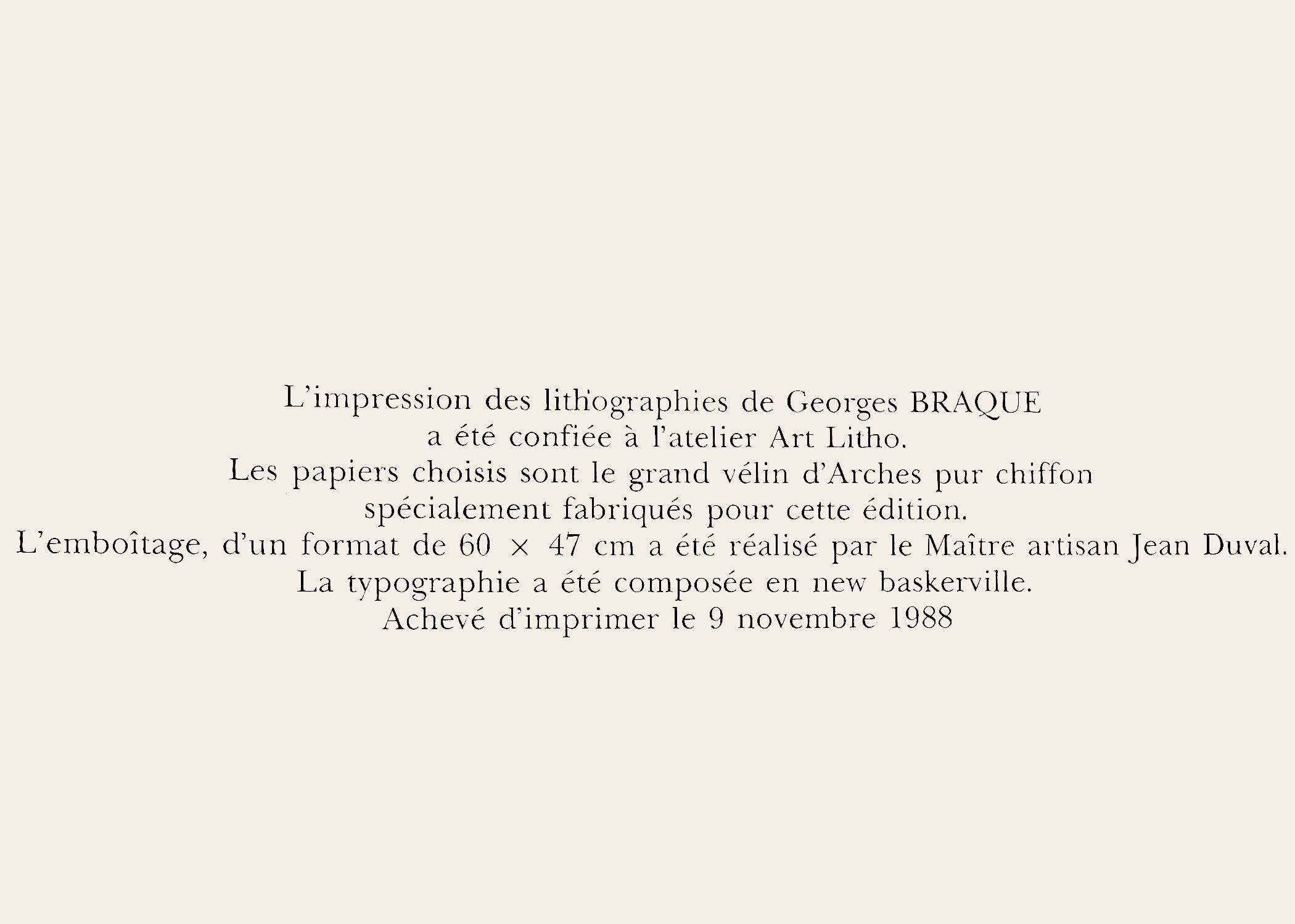 Braque, Aegle, Œdipe roi de Sophocle (después) en venta 1