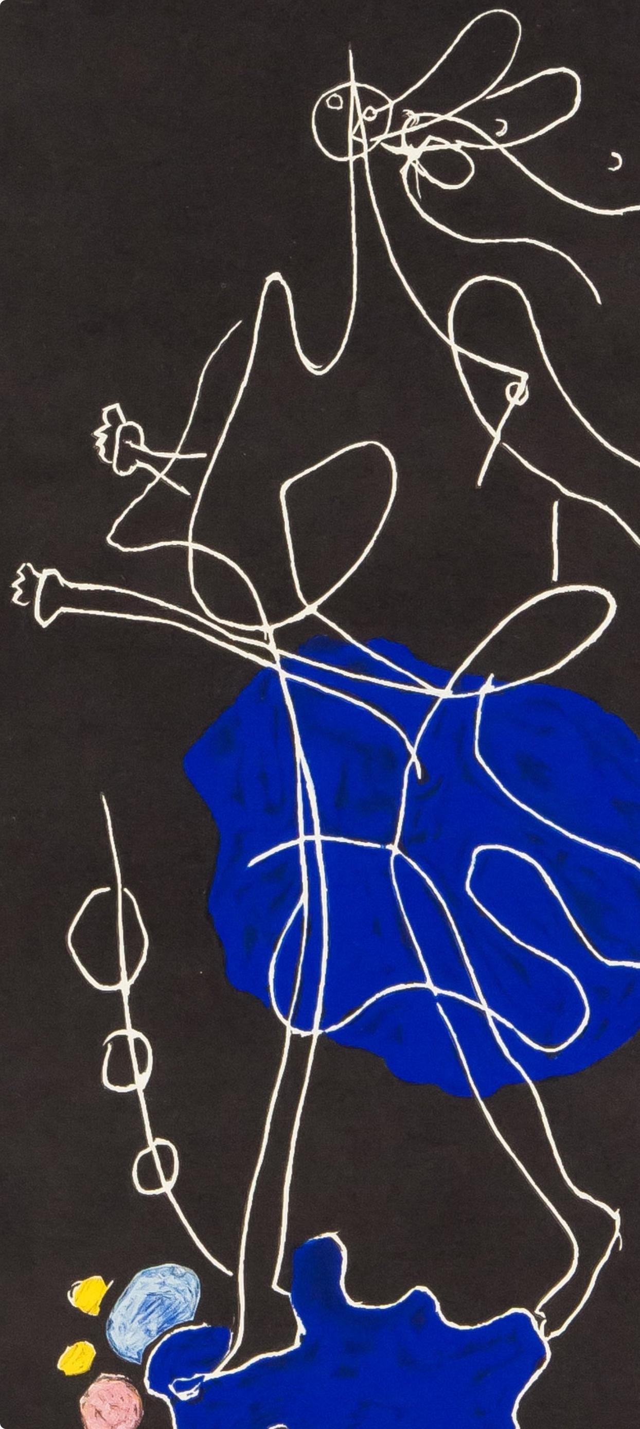 Braque, Ajax, Derrière le miroir (d'après) - Print de Georges Braque