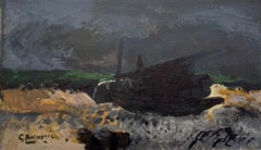 Vintage Braque, Barque sur les galets, Varengeville (after)