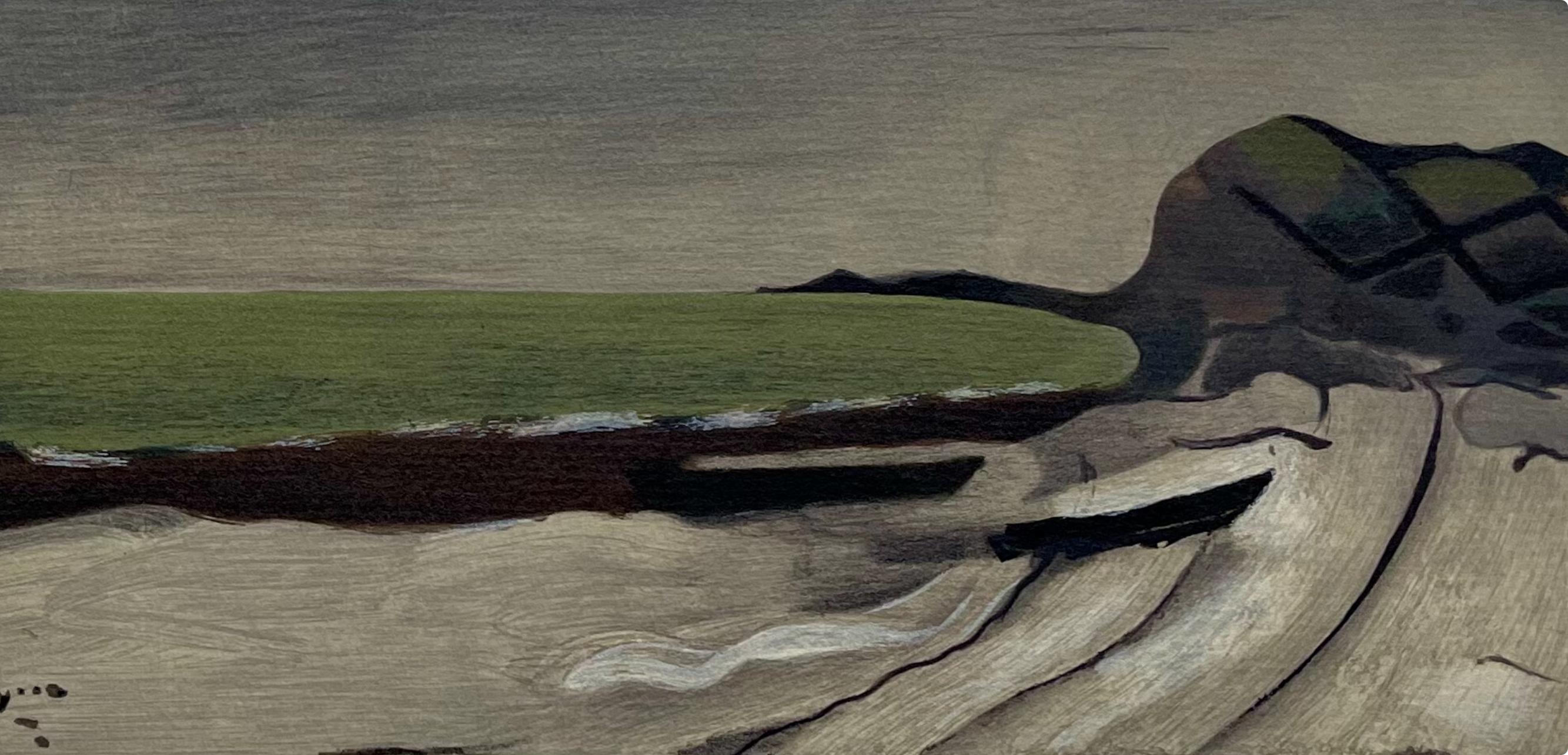 Braque, Bord de mer, Varengeville (dopo) - Print di Georges Braque