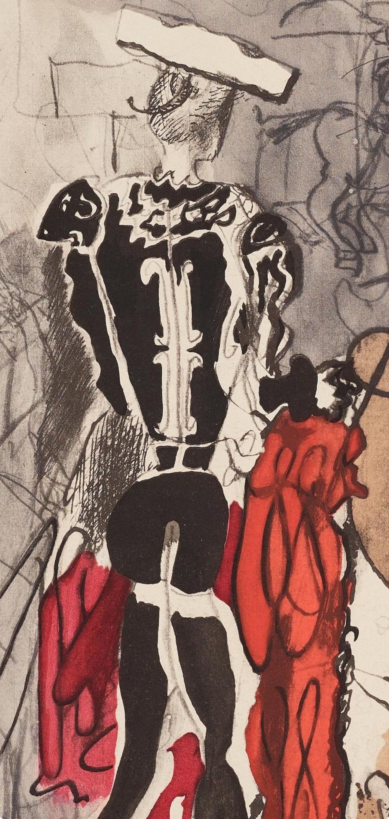 Braque, Composizione, Braque Espaces, 13 Dessins, Lavis, Aquarelles  (dopo) - Print di Georges Braque