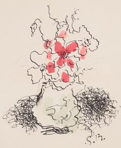 Braque, Composizione, Braque Espaces, 13 Dessins, Lavis, Aquarelles  (dopo)