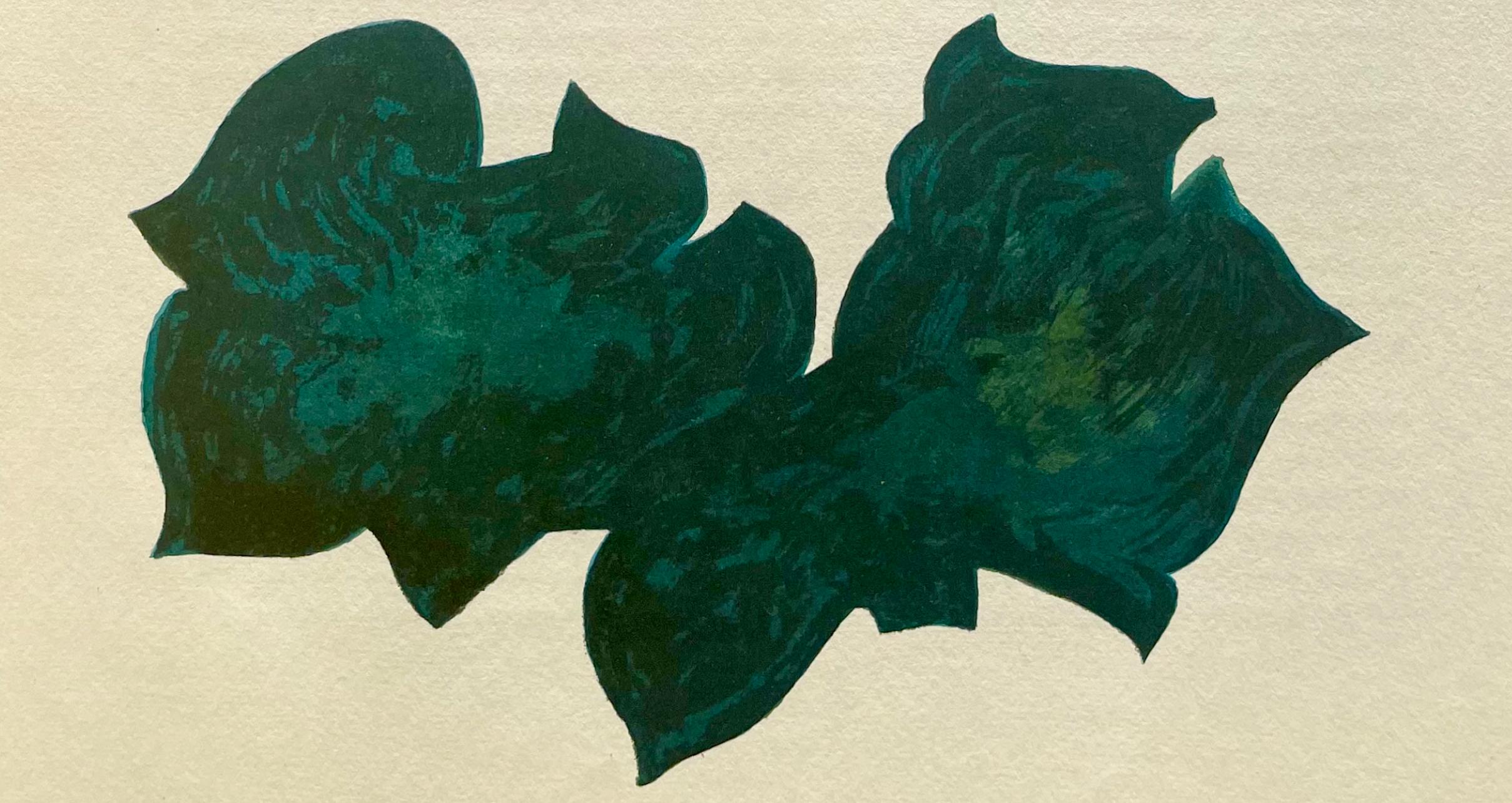Braque, Composition, Derrière le miroir (d'après) - Print de Georges Braque