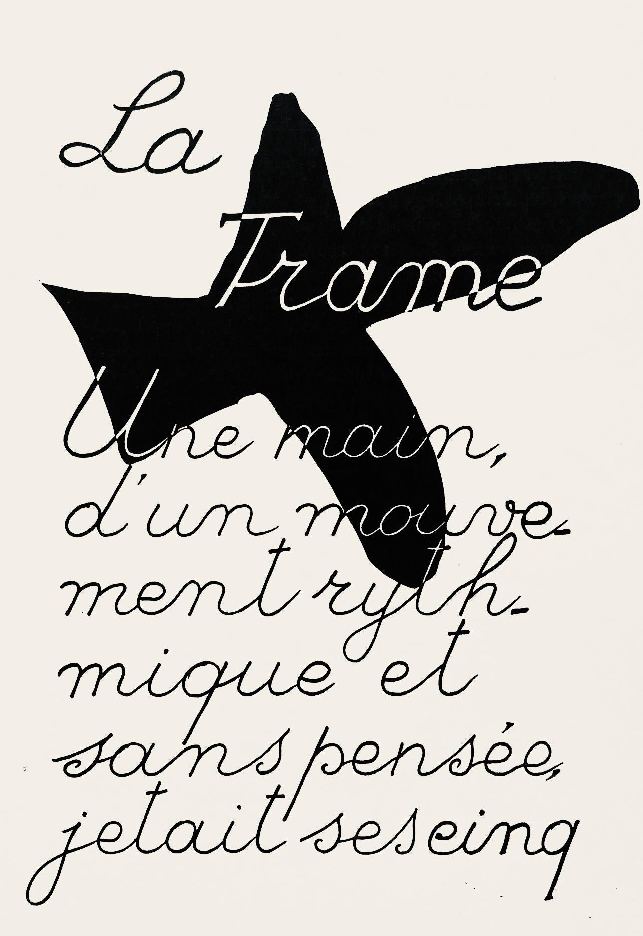 Braque, Composition, Derrière le miroir (after) - Print by Georges Braque