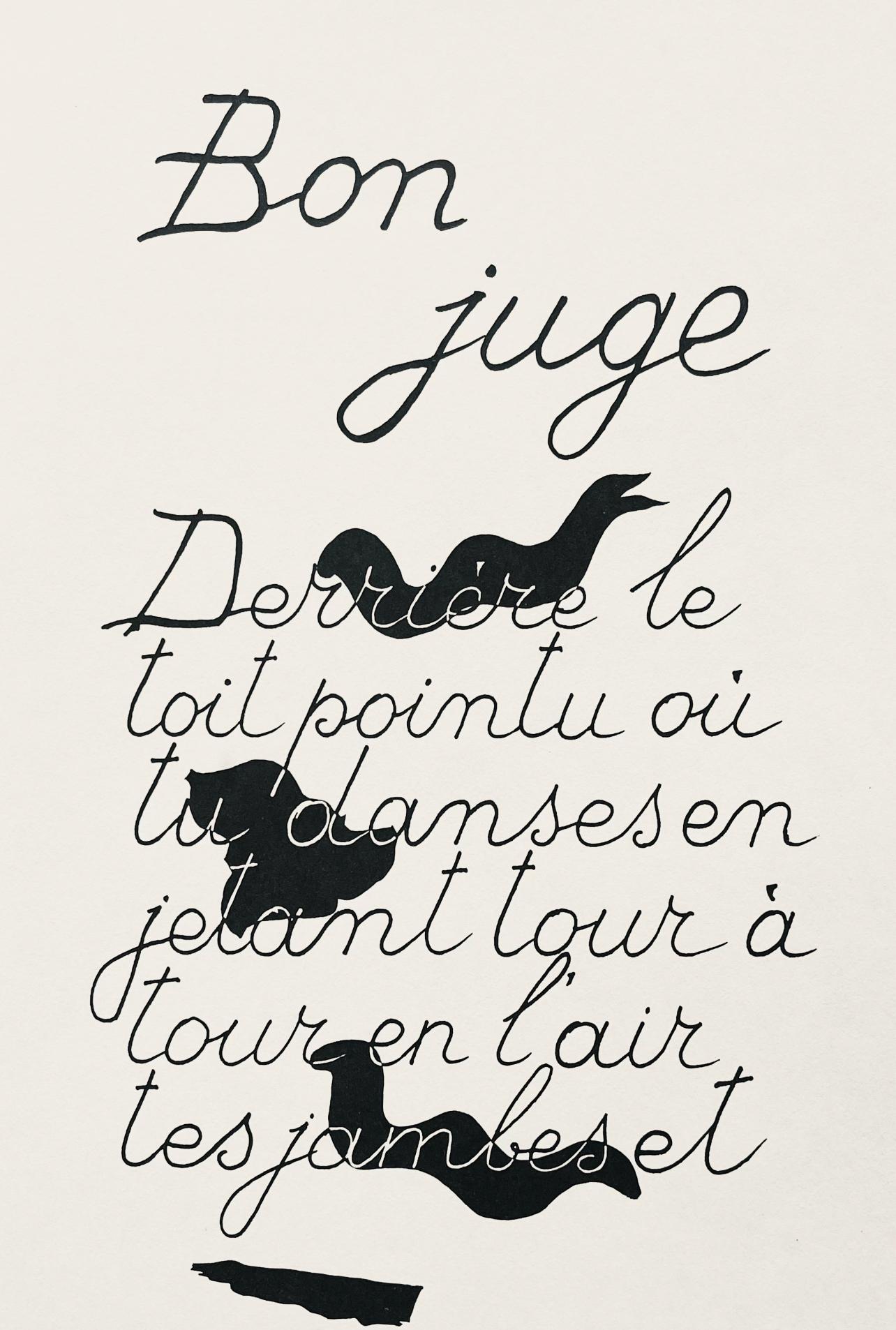 Braque, Composition, Derrière le miroir (after) - Print by Georges Braque