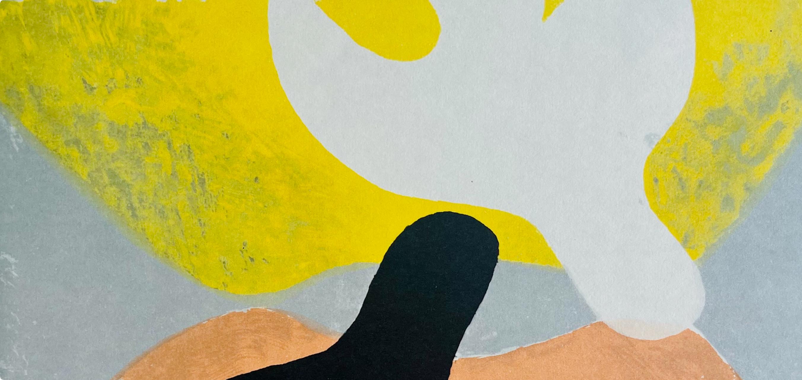 Braque, Composition, Derrière le miroir (d'après) - Print de Georges Braque