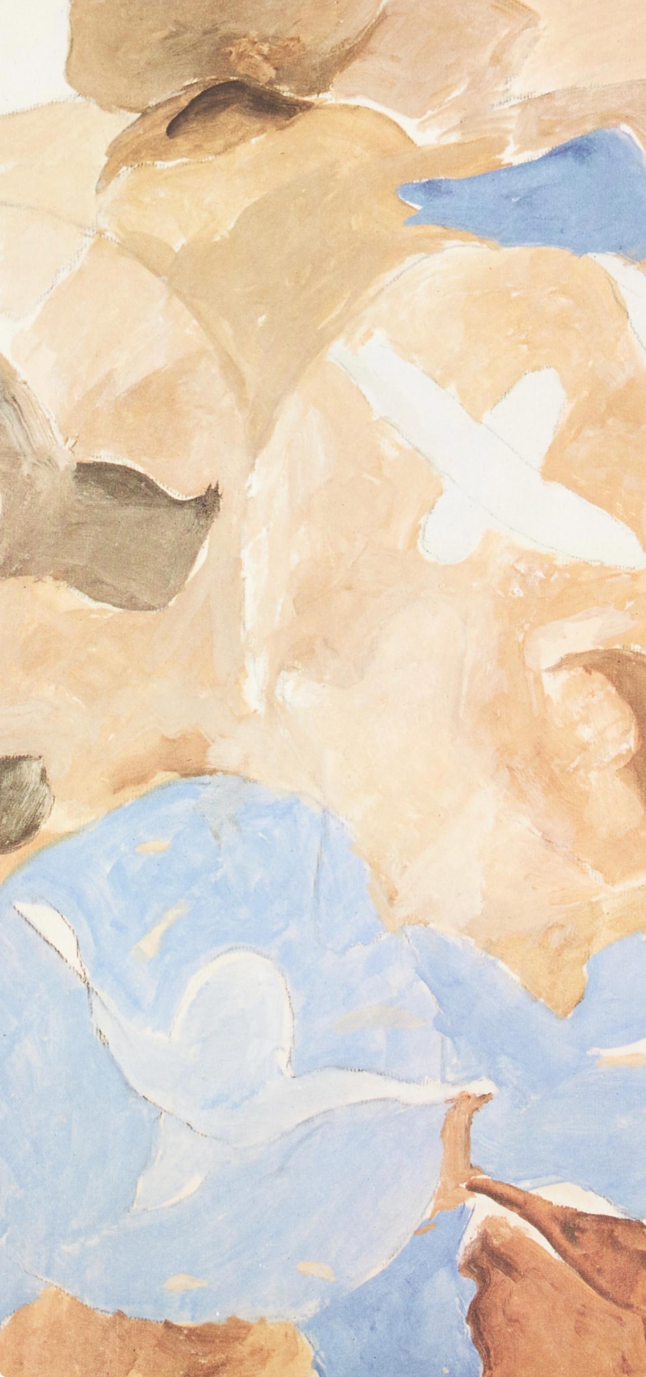 Braque, Composition, Derrière le miroir (d'après) - Print de Georges Braque