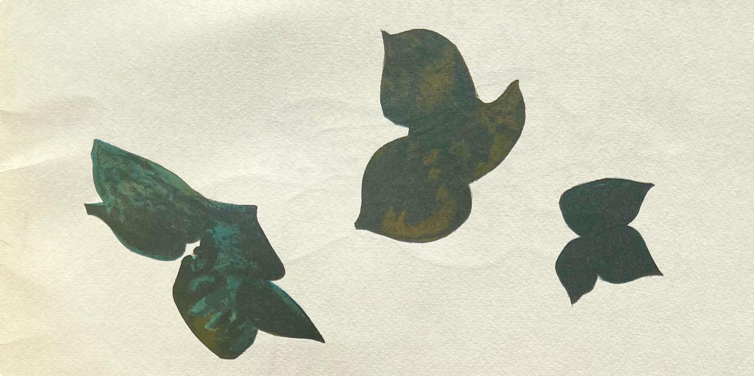 Braque, Composition, Derrière le miroir (d'après) - Moderne Print par Georges Braque