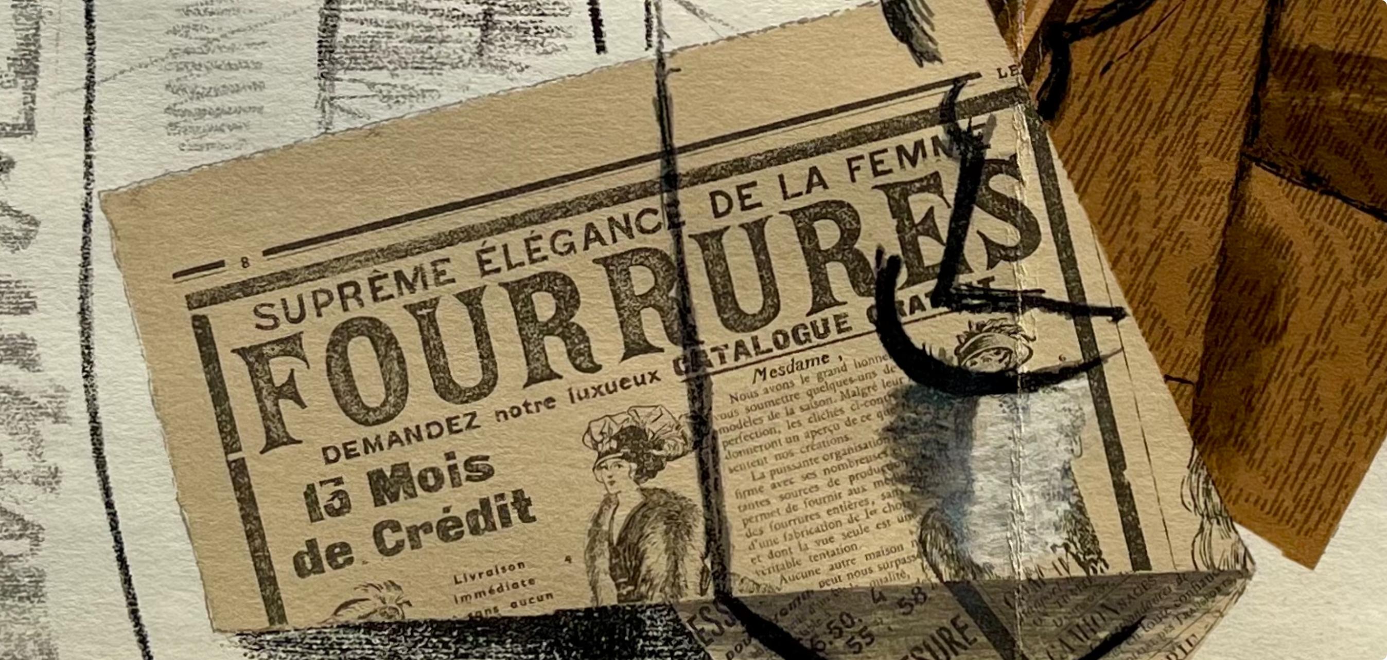 Braque, Komposition, Derrière le miroir (nach) im Angebot 1