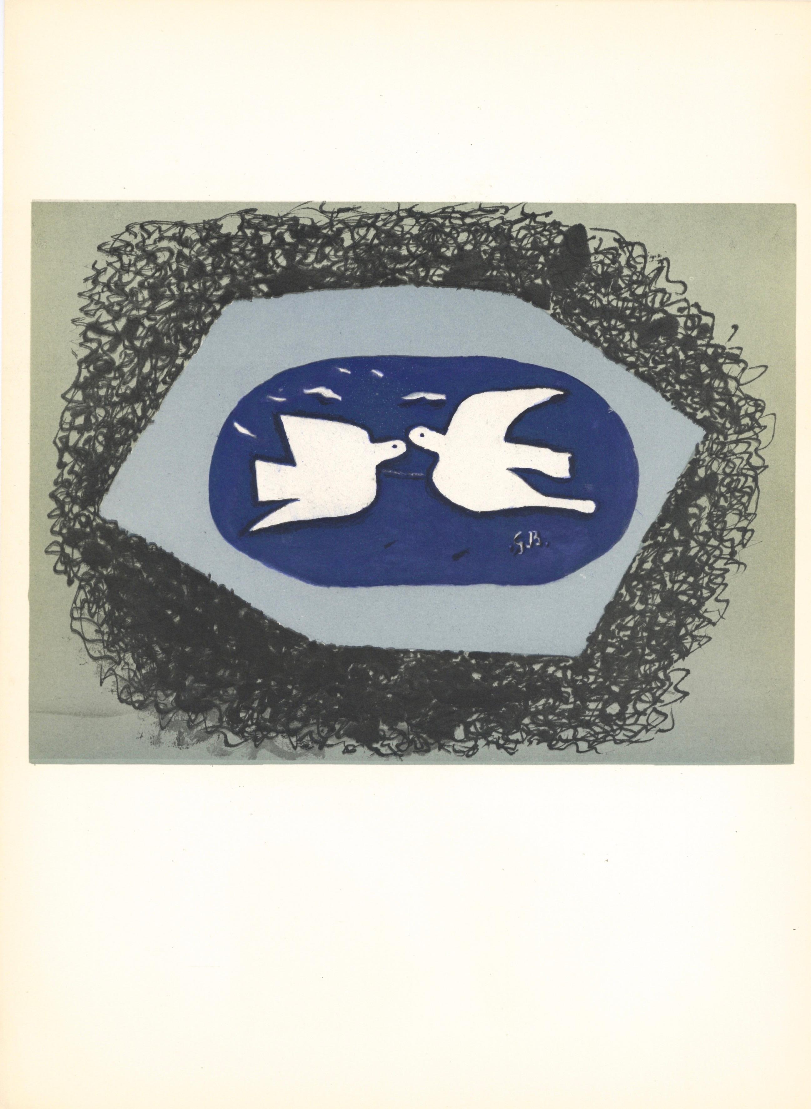 Lithographie sur papier vélin. Inscription : Non signé et non numéroté, tel que publié. Bon état. Notes : Extrait de Derrière le miroir, N° 166, 1967. Publié par Aimé Maeght, Éditeur, Paris ; imprimé par les Éditions Pierre à Feu, Galerie Maeght,