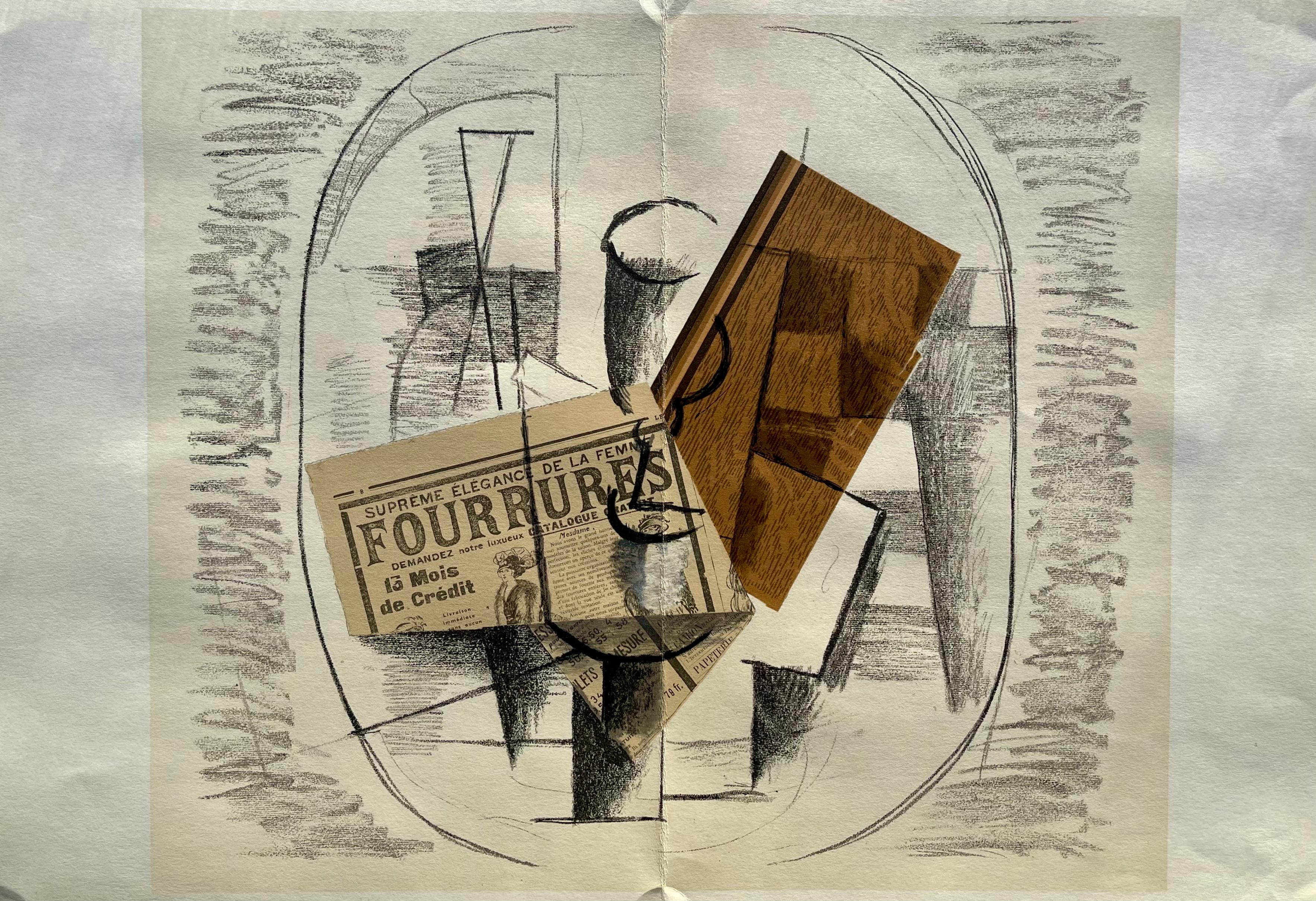 Braque, Komposition, Derrière le miroir (nach) im Angebot 3