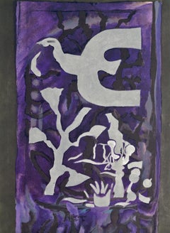 Braque, Composition, Derrière le miroir (d'après)