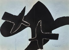 Braque, Composition, Derrière le miroir (d'après)
