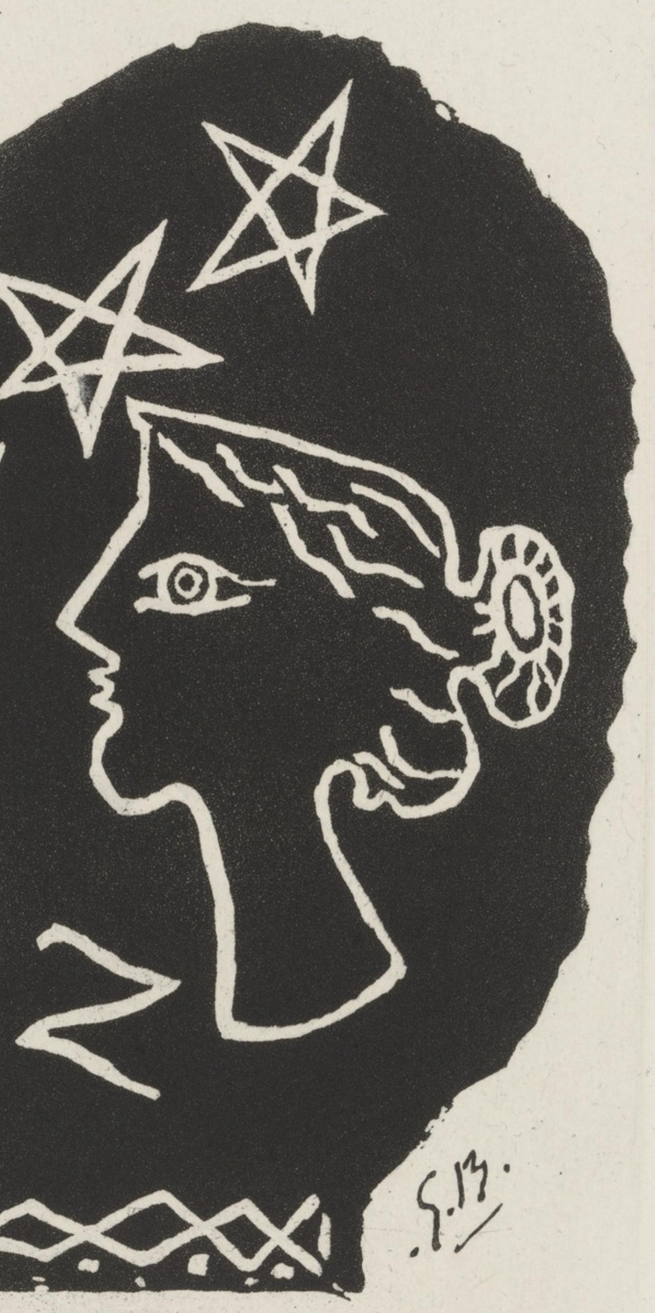 Armbänder, Komposition, Du cubisme (nach) (Moderne), Print, von Georges Braque