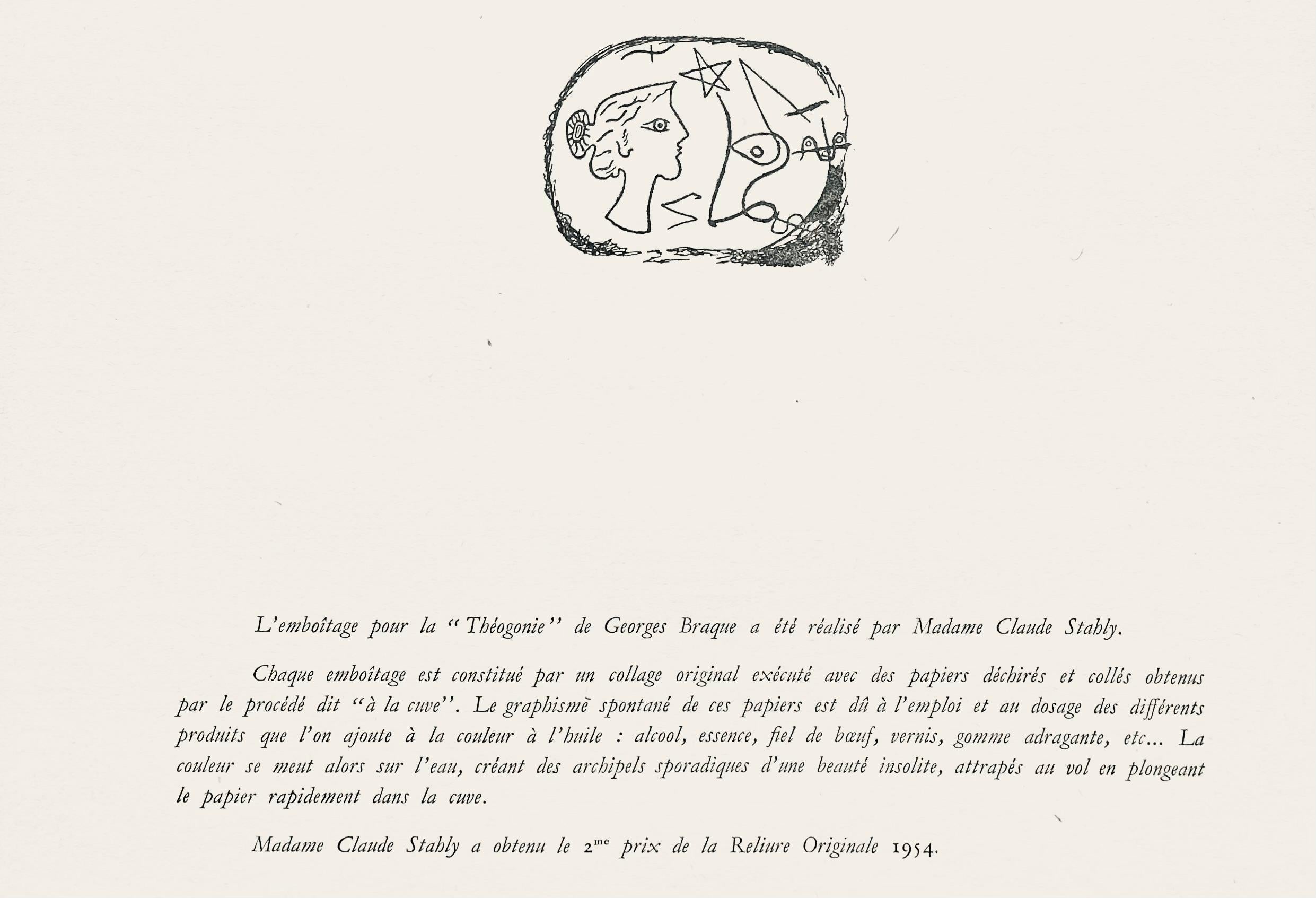 Braque, Composition, Hésiode, Théogonie, Derrière le miroir (after) en vente 2