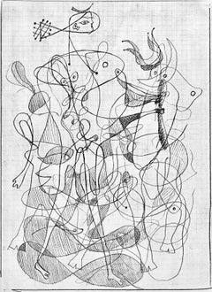 Braque, Composition, Hésiode, Théogonie, Derrière le miroir (after)