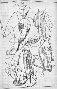 Braque, Composition, Hésiode, Théogonie, Derrière le miroir (after)