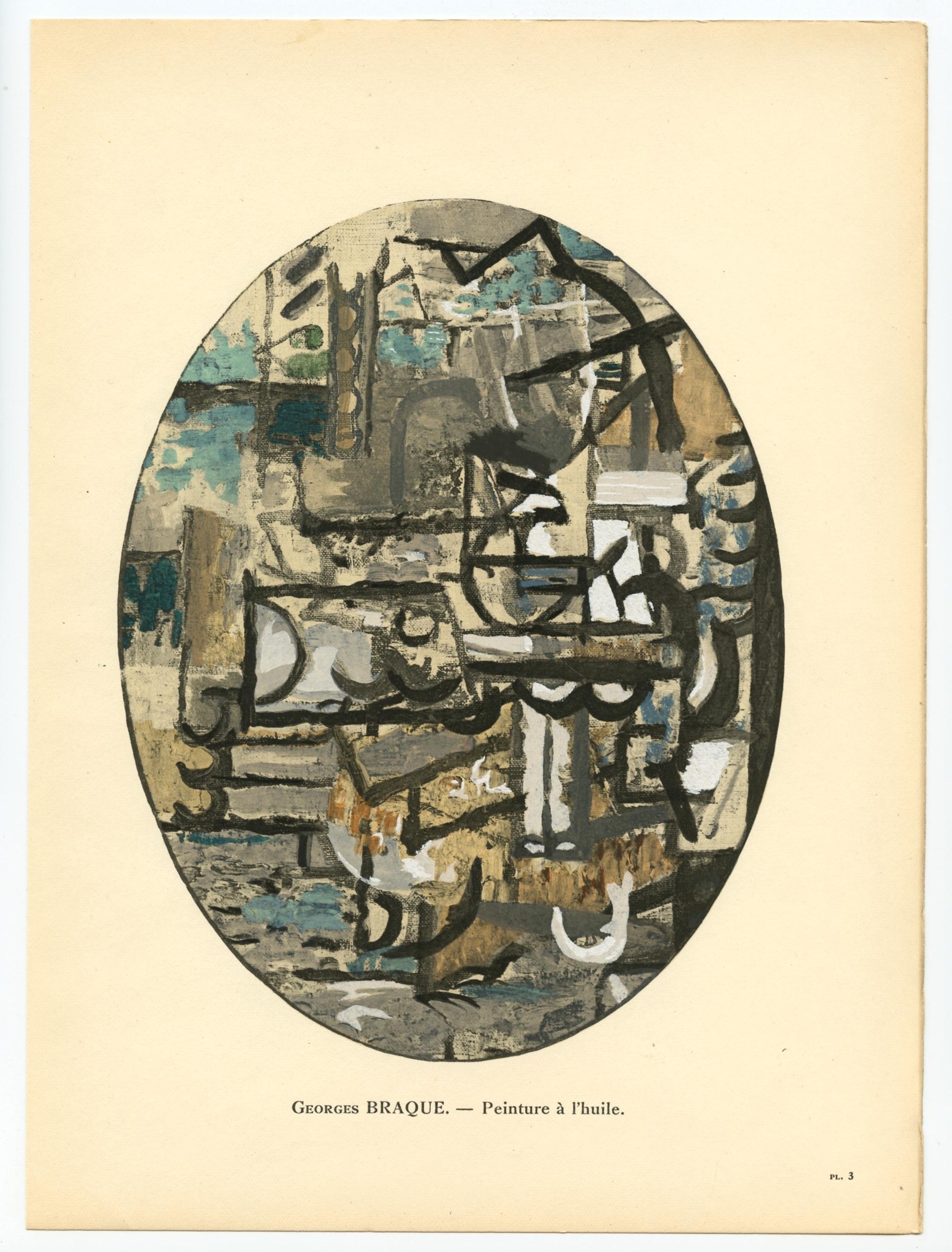 Litografía y estarcido sobre papel vélin. Inscripción: Sin firmar y sin numerar, tal como se emitió. Buen estado. Notas: Del álbum, L'Art Cubiste, Théories et Réalisations, Etude Critique, 1929. Publicado por Éditions Charles Moreau, París; impreso