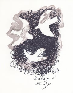 Braque, Composition, Lettre à mon peintre Raoul Dufy (d'après)