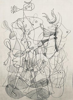 Braque, Composición (Vallier 23), Hesiode, Théogonie, Derrière le miroir (después)