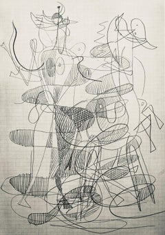 Braque, Composición (Vallier 23), Hesiode, Théogonie, Derrière le miroir (después)
