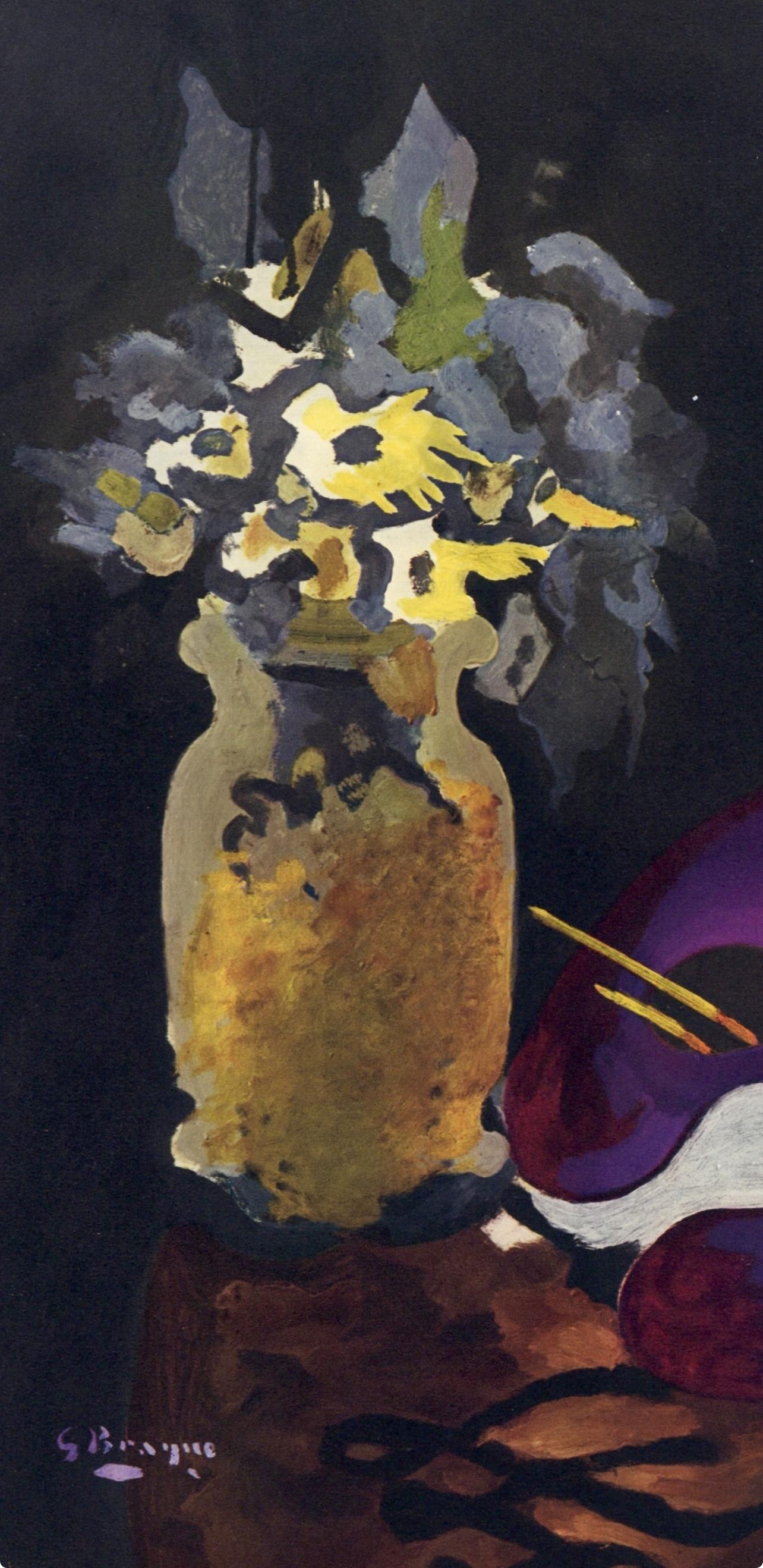 Braque, Komposition, Verve: Revue Artistique et Littéraire (nach) – Print von Georges Braque