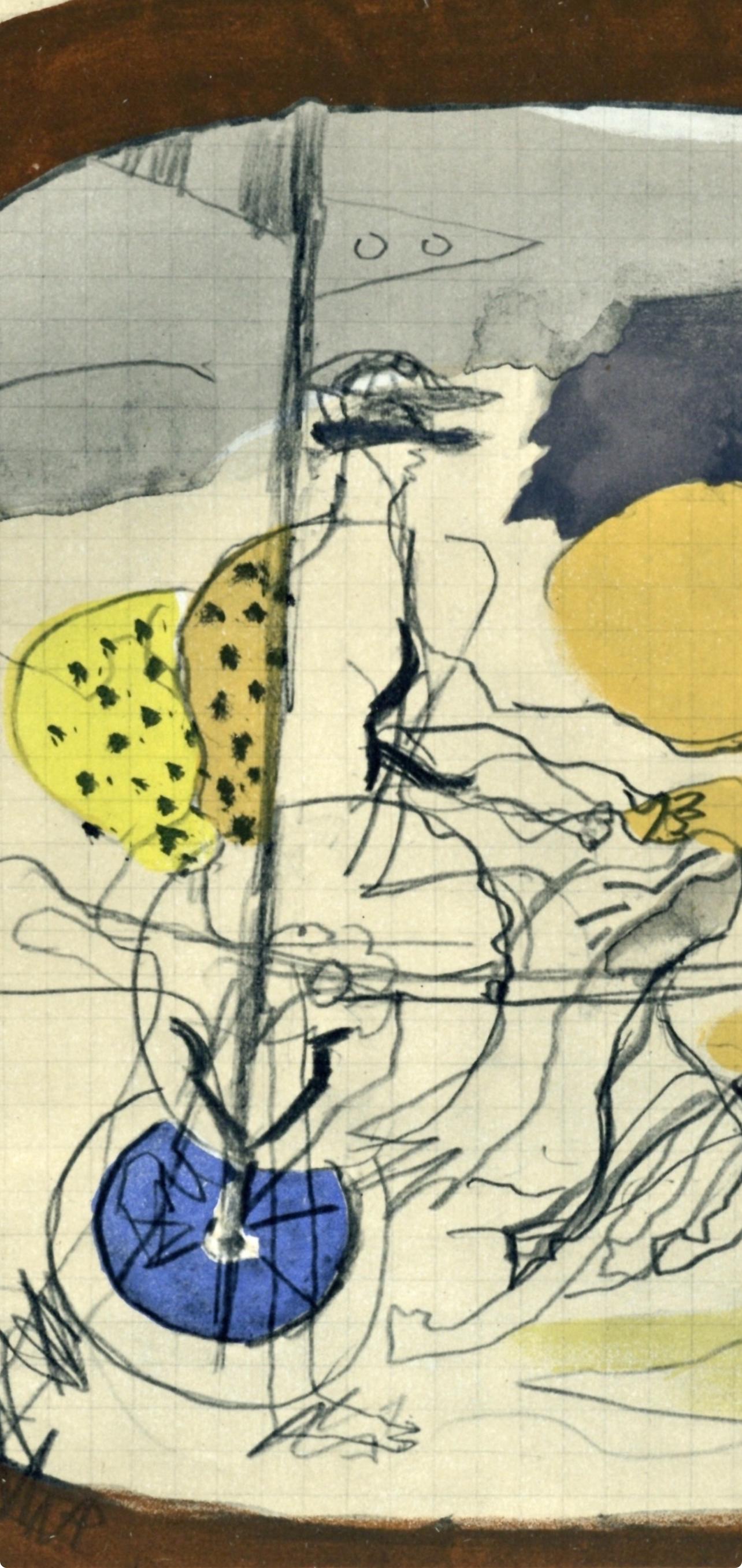Braque, Composition, Verve: Revue Artistique et Littéraire (after) - Print by Georges Braque