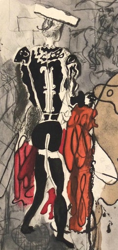 Georges Braque, Bullfighter, from Carnets intimes, 1955 (after)